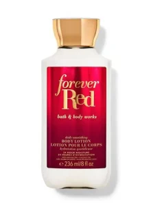 forever red body lotion